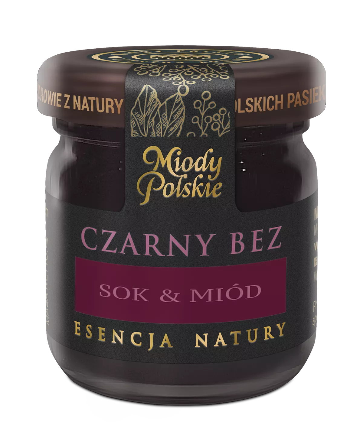 Med se šťávou z černého bezu 40g